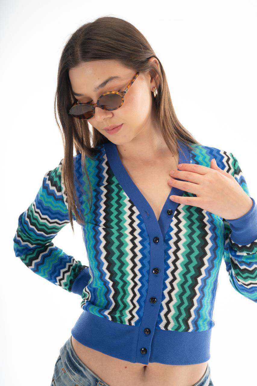 The aqua cardigan