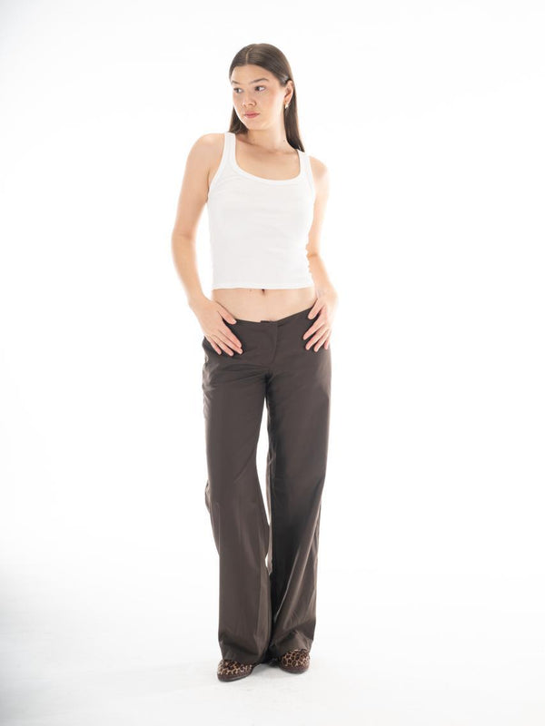 Espresso no-waist trousers